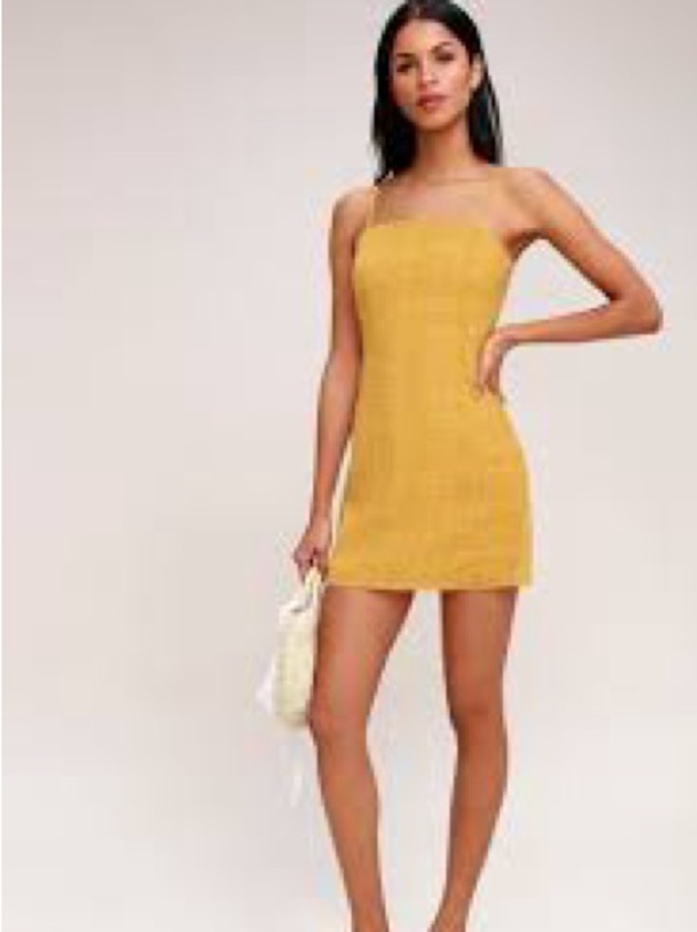 Lulus Elba Tie-Back Mini Dress